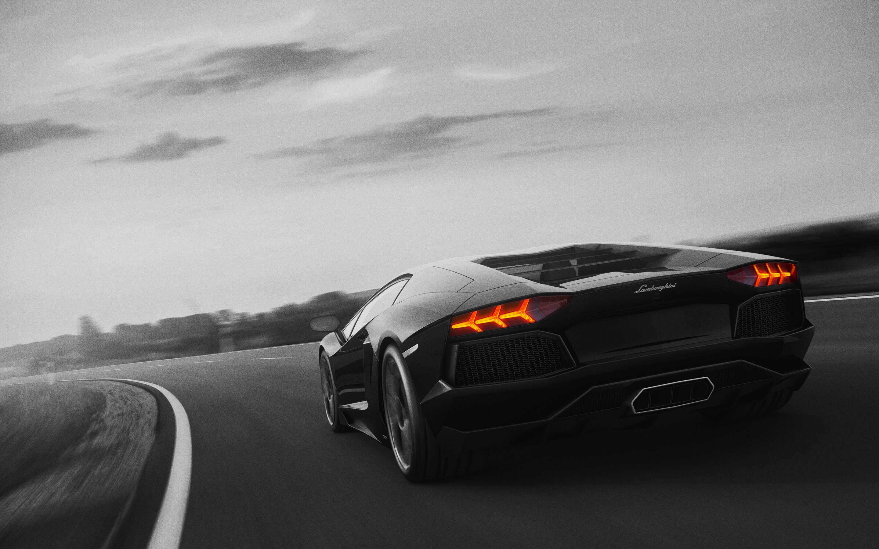 Lamborghini Monochrome Car Aventador Lp700 Wallpaper