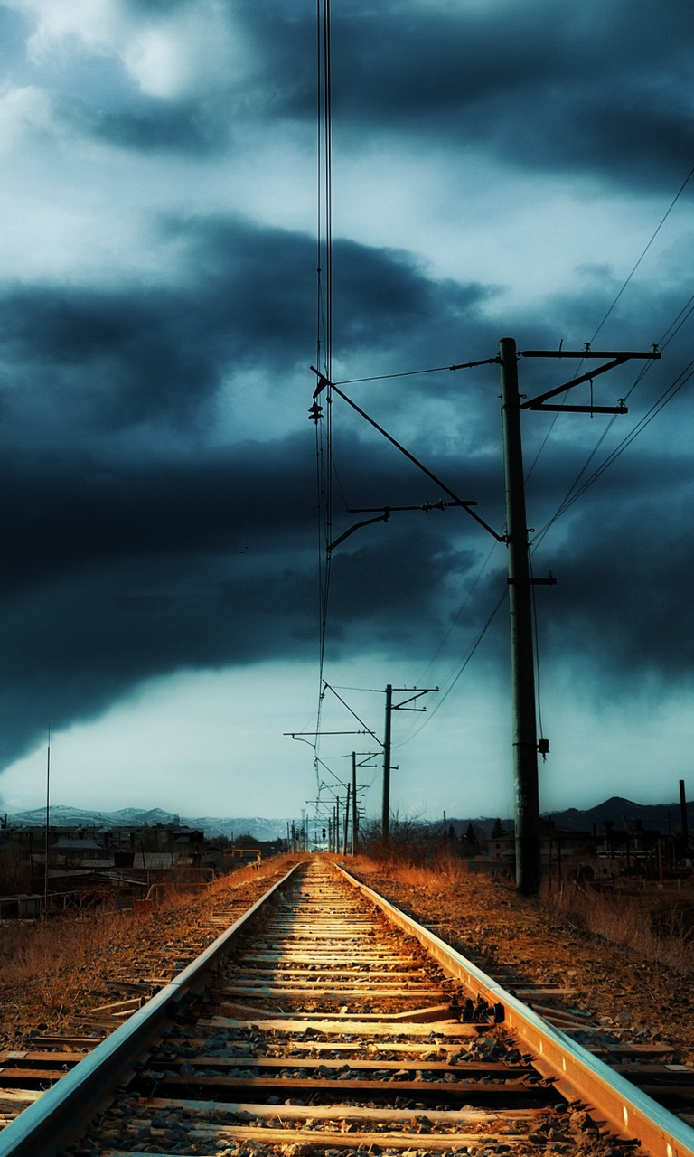 Stormy Tracks Lumia Wallpaper