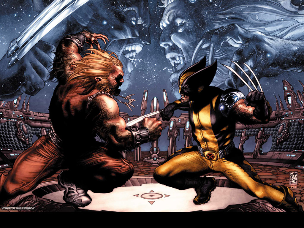 Wolverine vs Sabertooth Wallpaper  yvt2