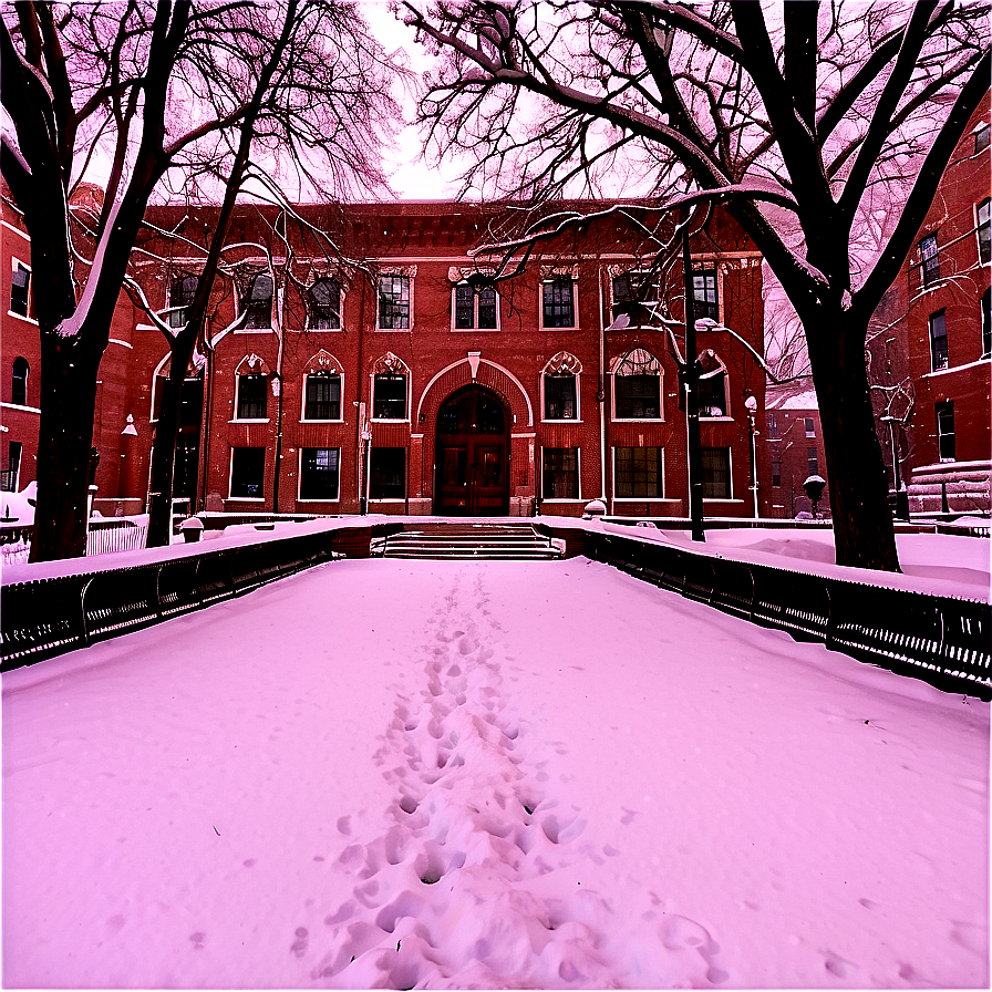 Brown University Campus Snowfall Png Sgl Wallpaper