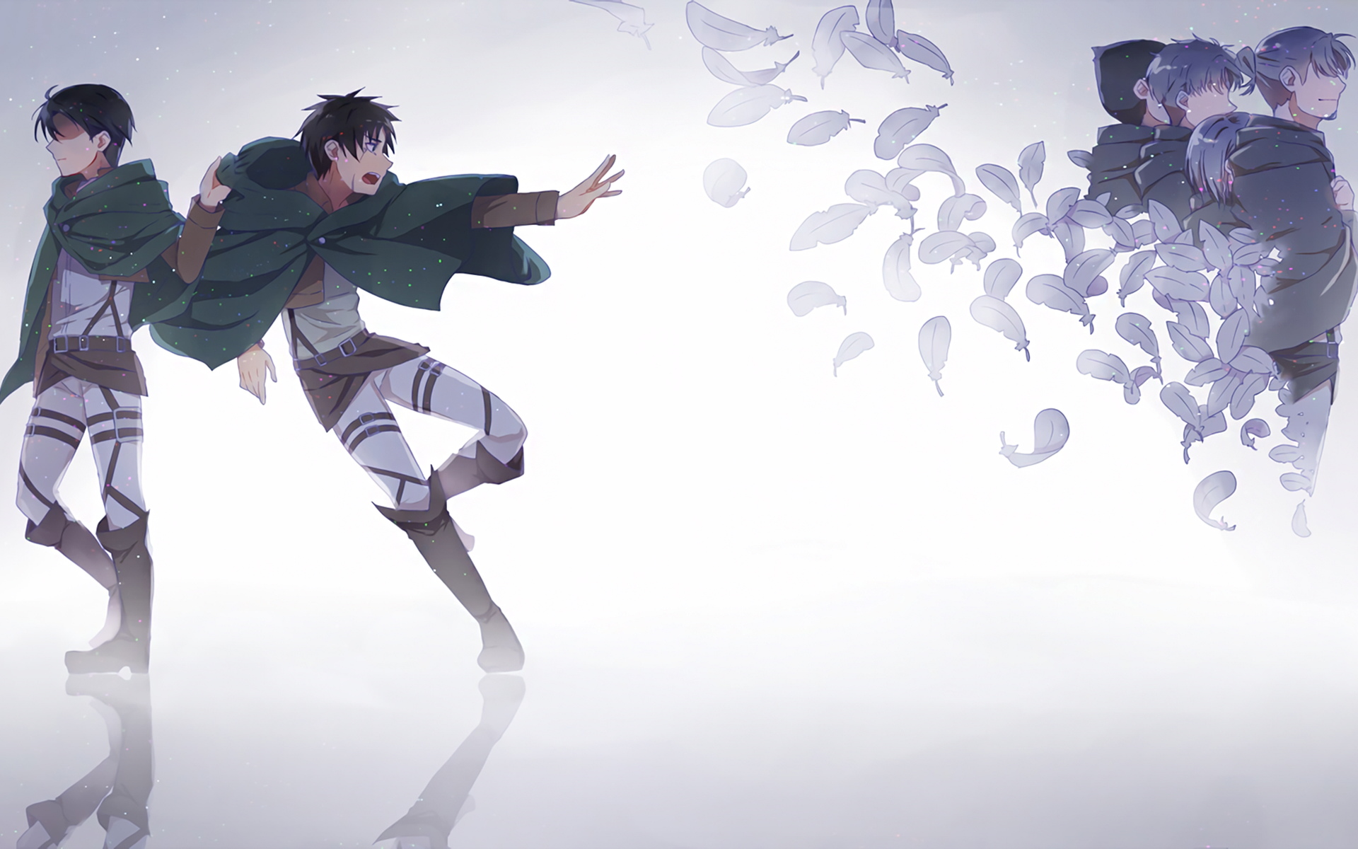 Eren Yeager Reaching for Freedom: A 4k Attack on Titan Wallpaper