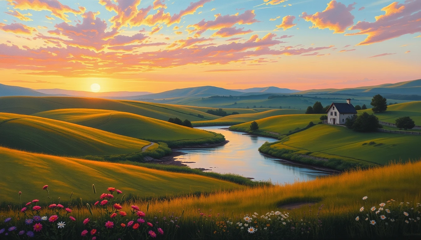 Oil Painting Wallpaper