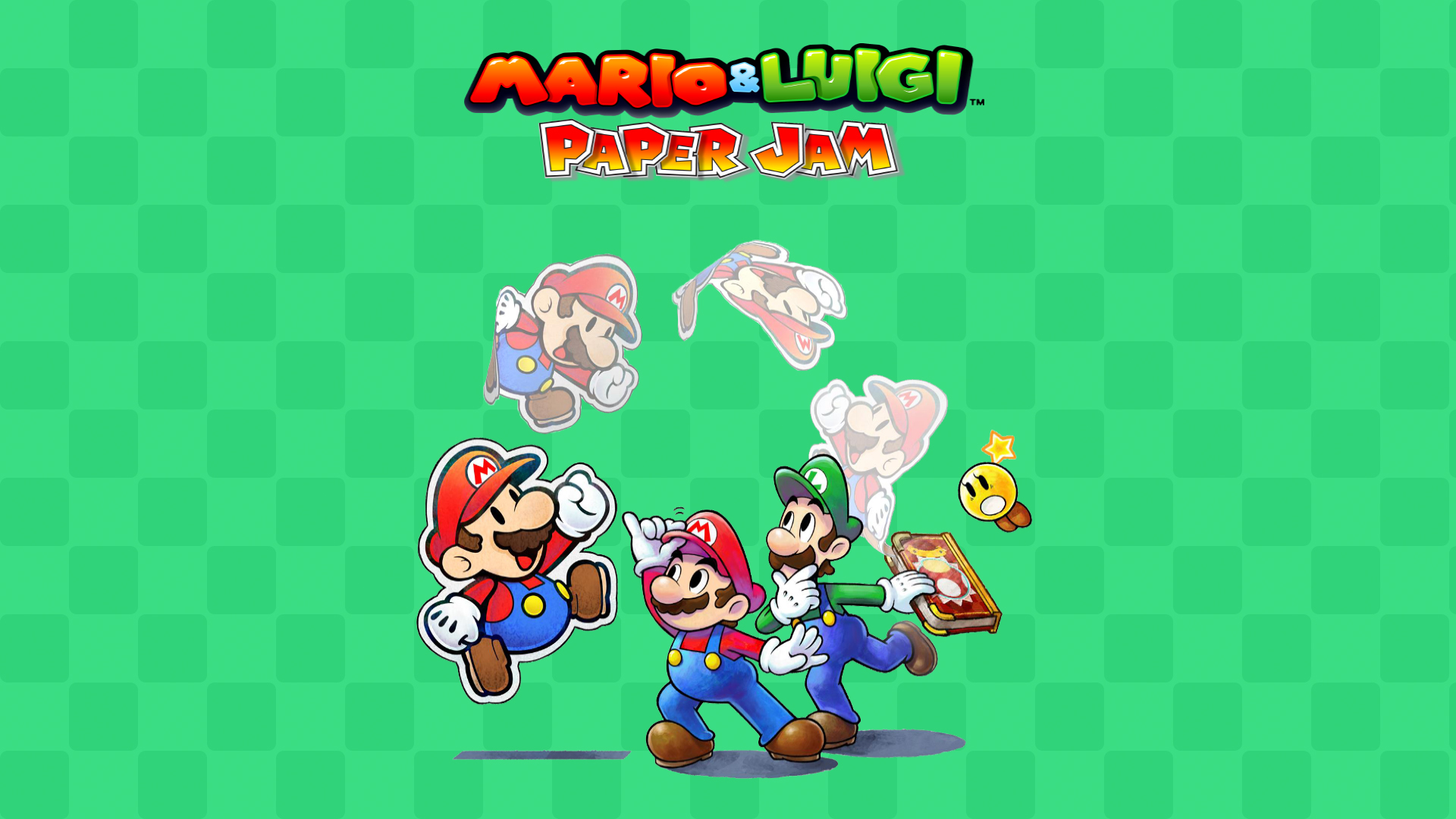 Mario And Luigi Paper Jam Wallpaper By Zupertompa On
