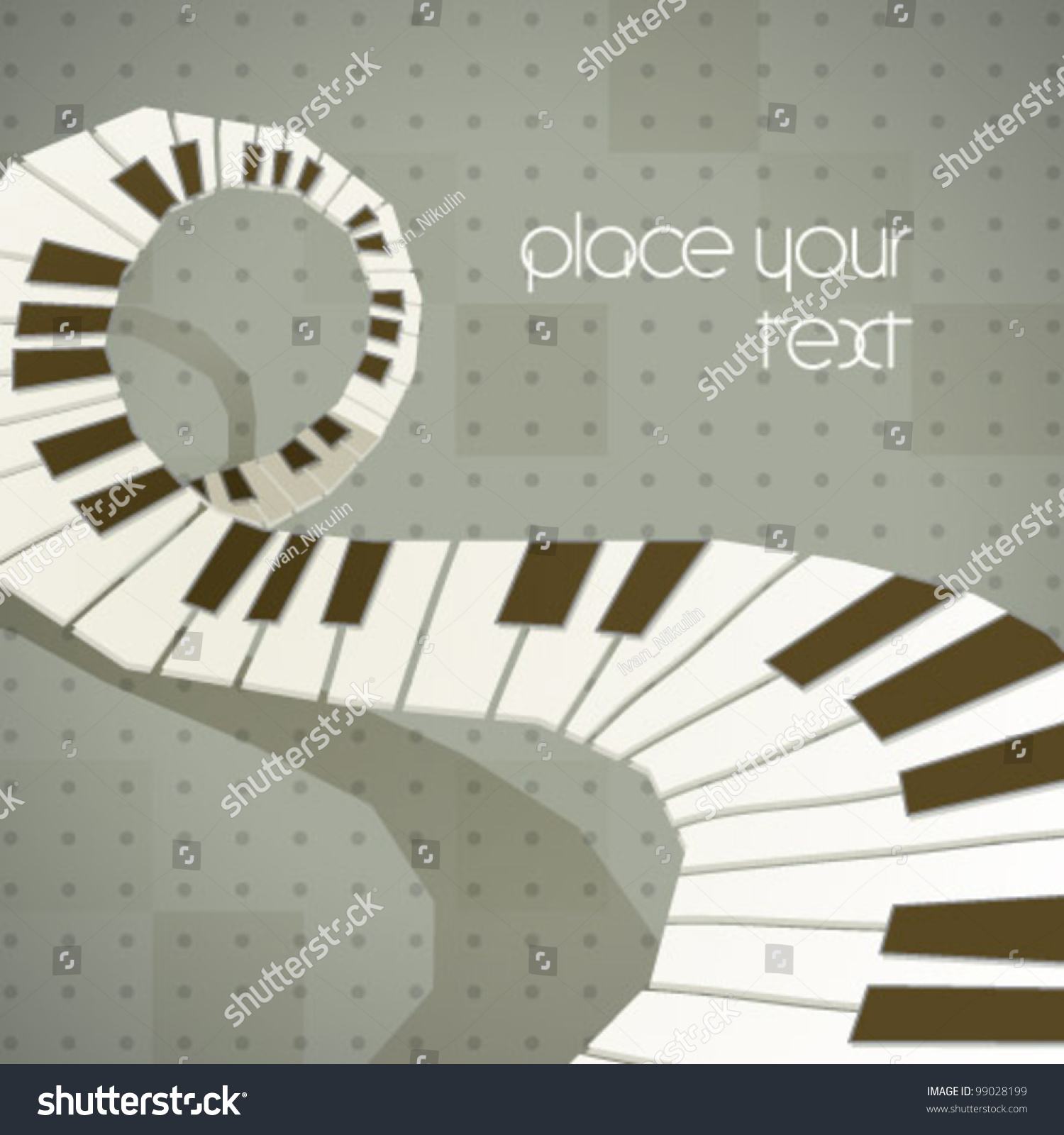 Vector Abstract Music Piano Background   99028199