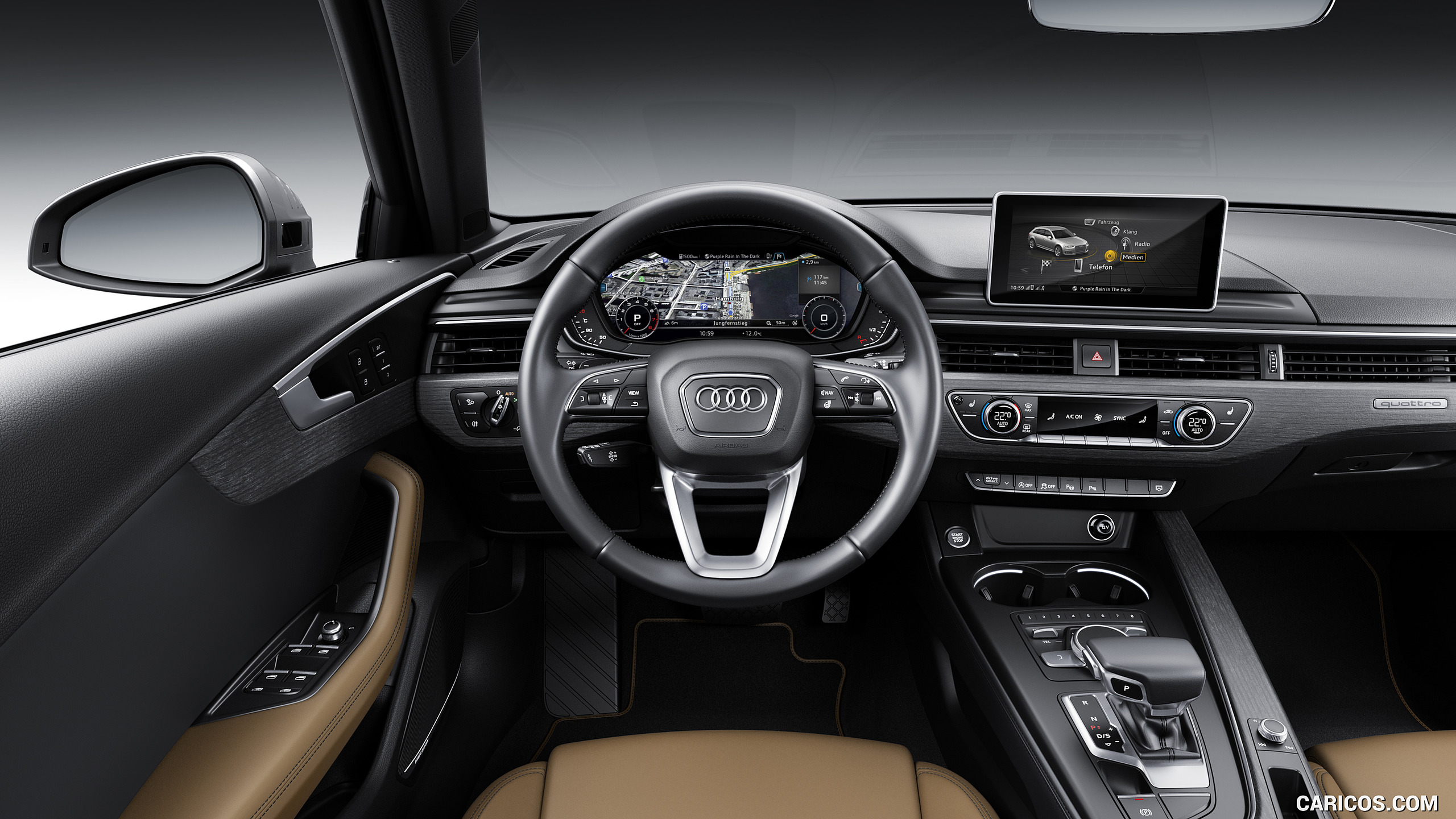 Audi A4 Avant Interior Cockpit HD Wallpaper