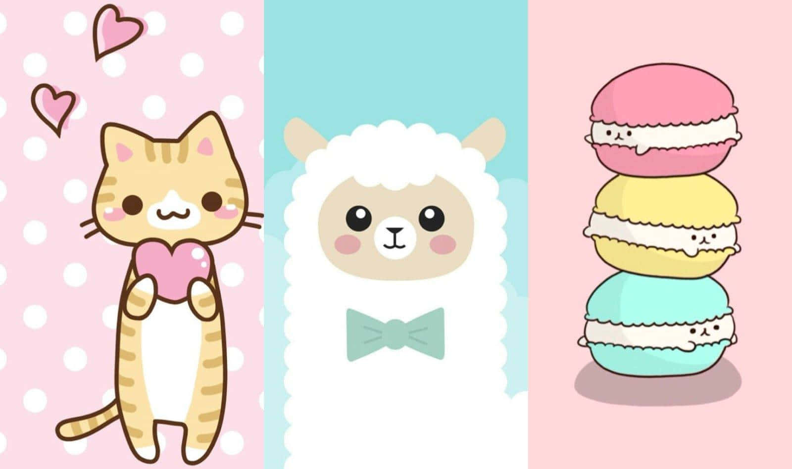 Kawaii Pastel Laptop Wallpaper
