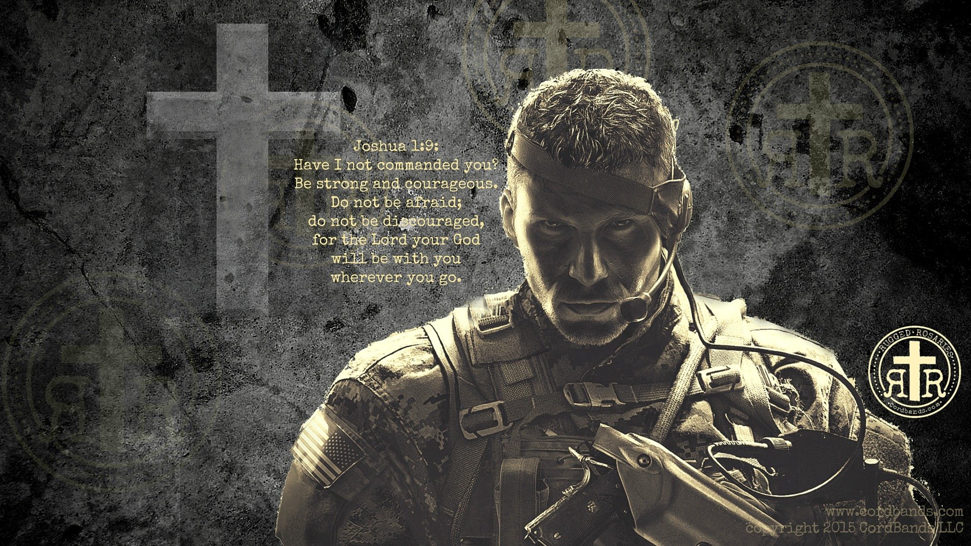 Wallpaper From Rugged Rosaries