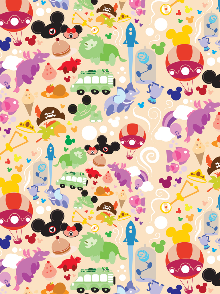 DisneyKids Download Our Playful Walt Disney World Resort Wallpaper 768x1024