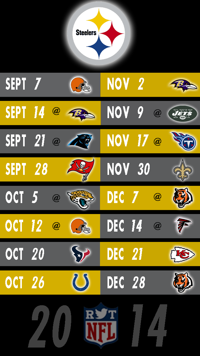 Pittsburgh Steelers Schedule At Nflcom Car Release Date