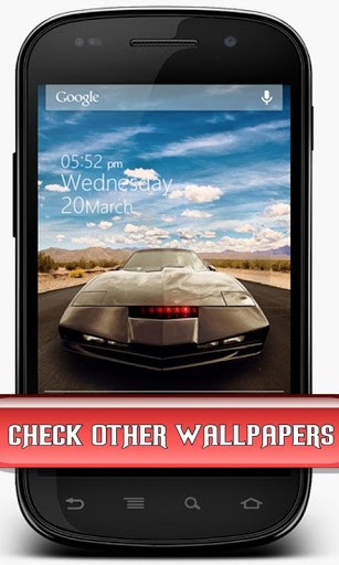 Knight Rider Live Wallpaper App For Android
