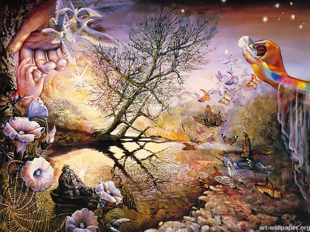 Josephine Wall Paintings Art Wallpaper X Picture