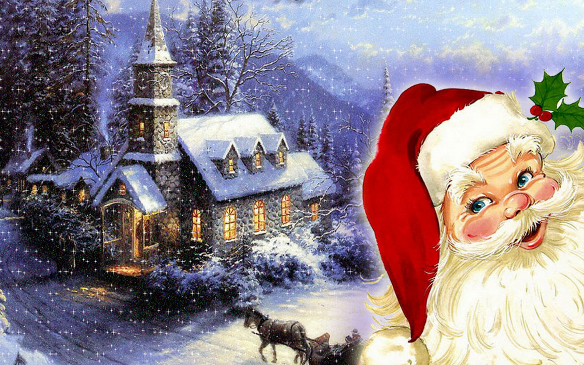 Santa Claus Image Wallpaper With
