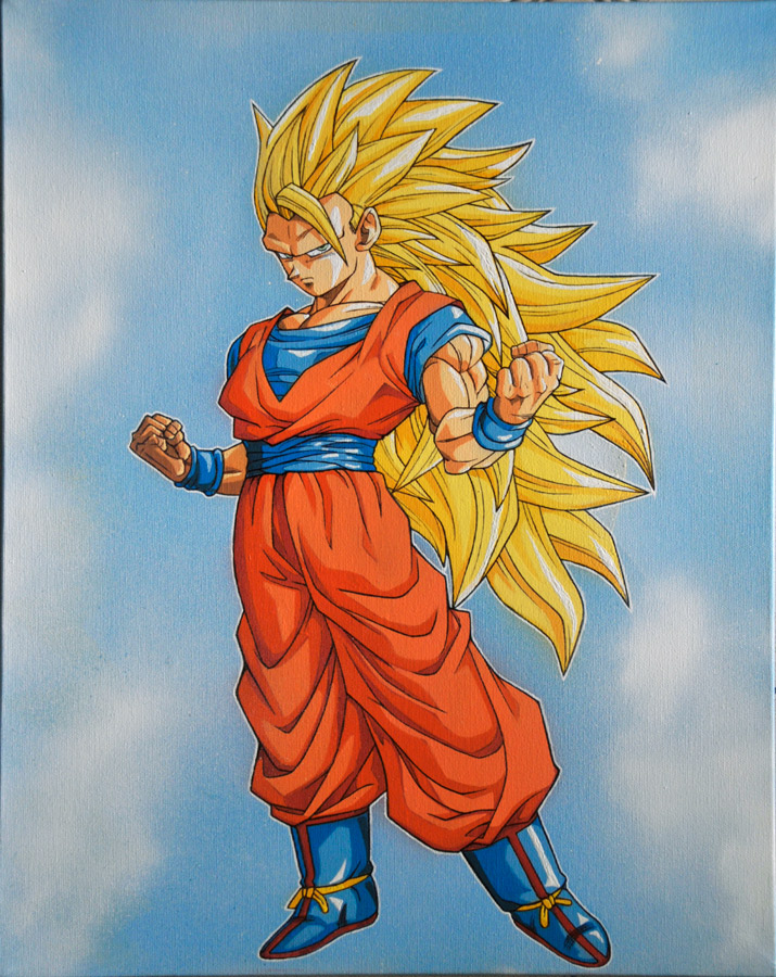 Son Goku Ss3 By Dhemo