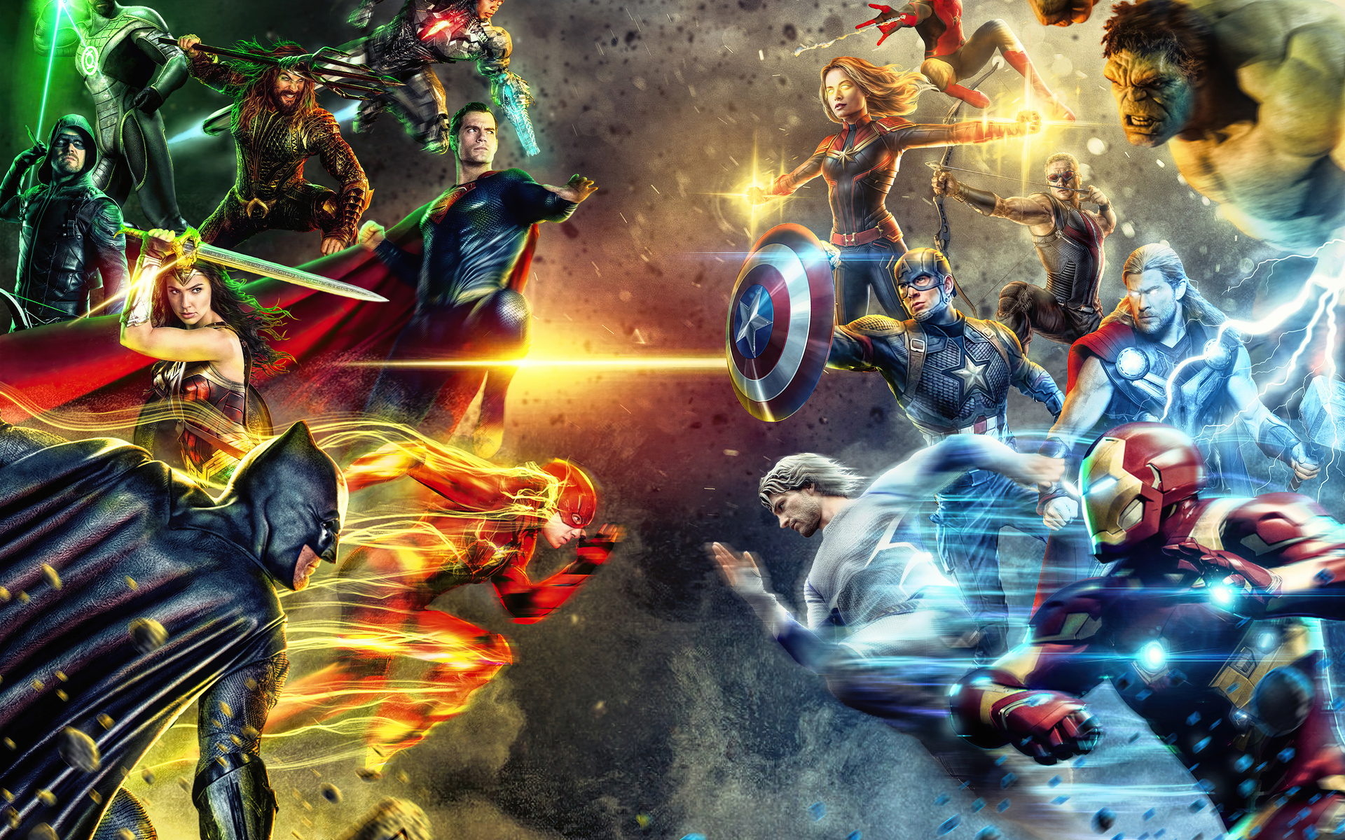 Dc Vs Marvel Heroes 5k 1080p Resolution HD 4k Wallpaper