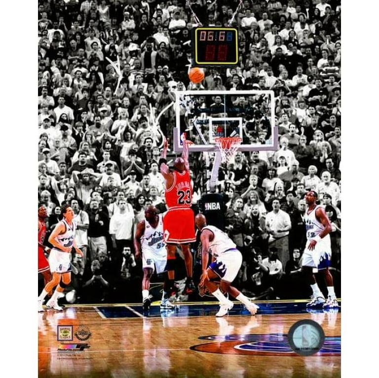 Michael Jordan Nba Finals Game Winning Shot Photo Print