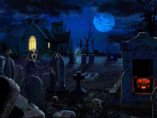 3d Halloween Scary Wallpaper And Background