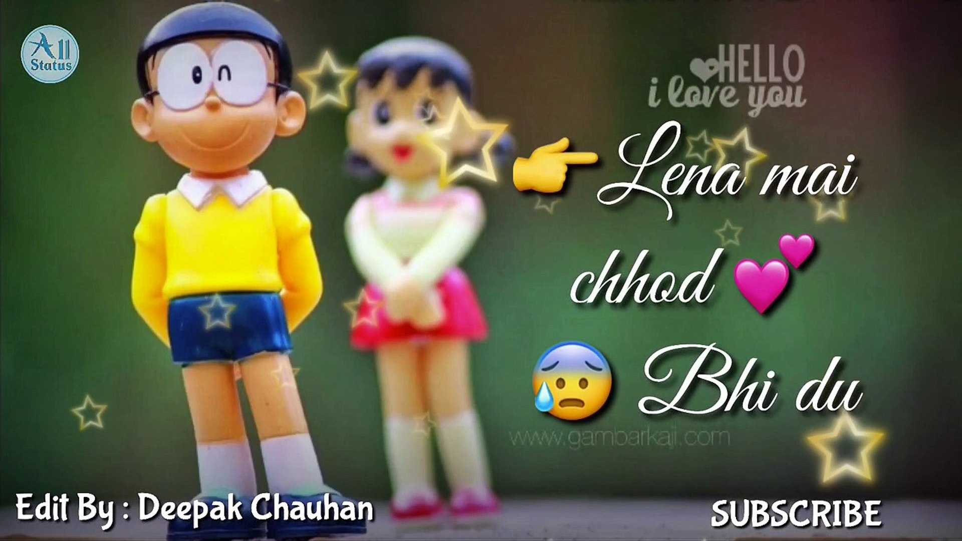 Nobita And Shizuka Love Wallpaper