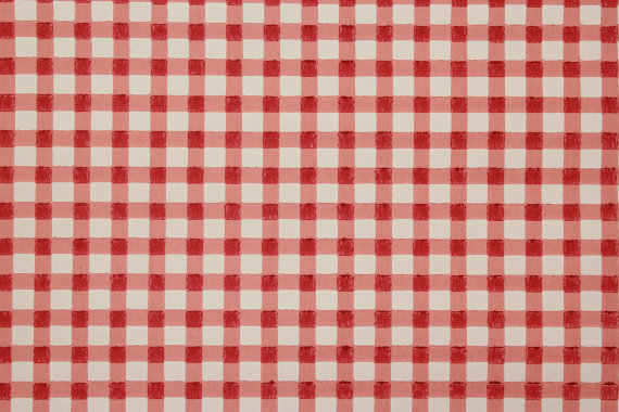S Vintage Wallpaper Red And White Gingham By Rosieswallpaper