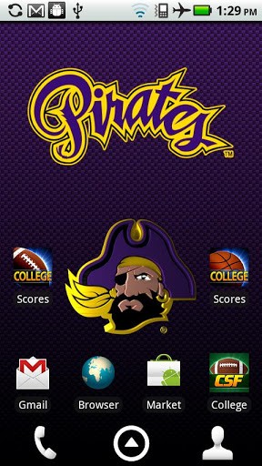 Officially Licensed East Carolina Pirates Live Wallpaper With