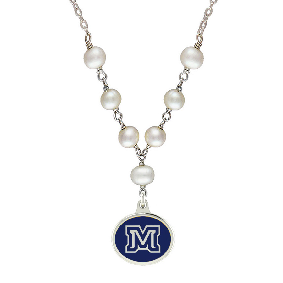 School Montana State Bobcats Pearl Necklace