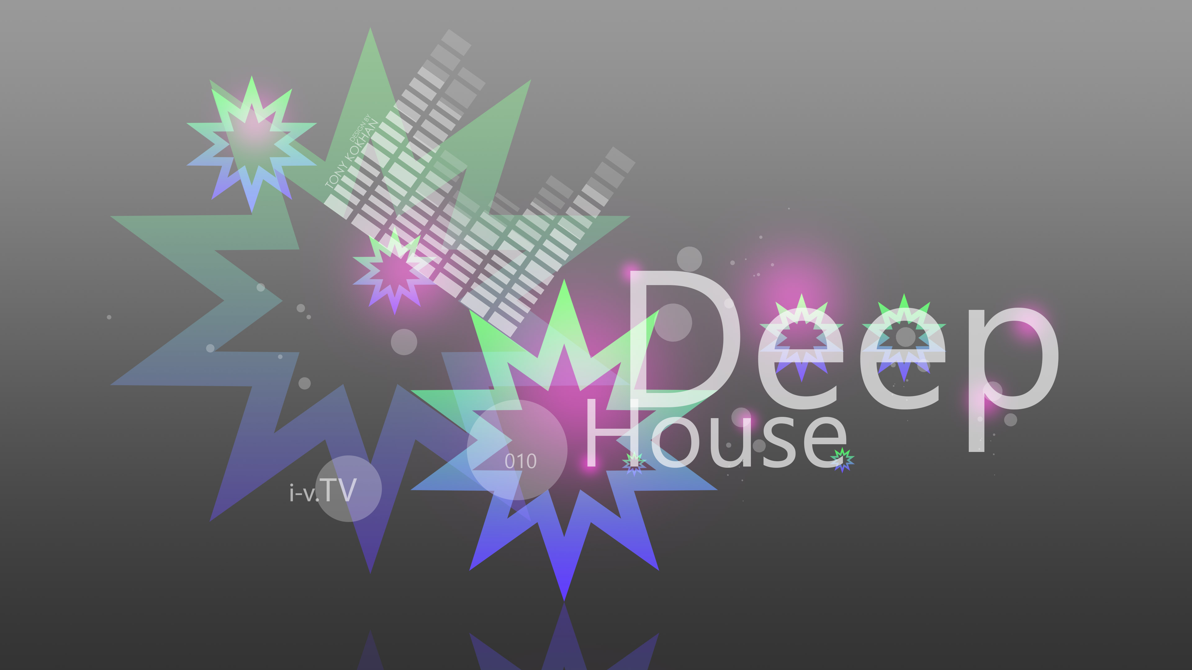 Deep House Music Eq Simple Creative Ten Abstract Words