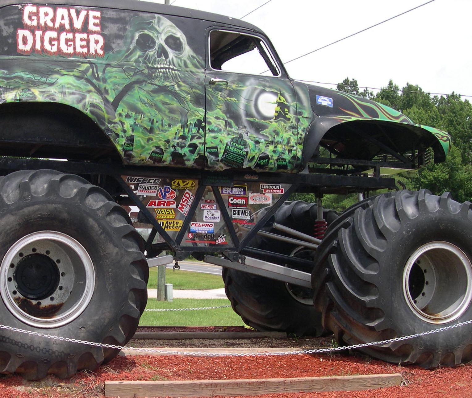 Grave Digger Monster Truck Race Racing Hs Wallpaper