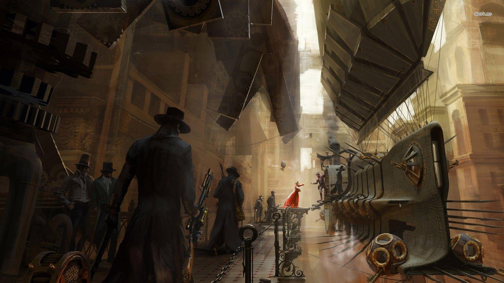 Steampunk City Wallpaper Hd Images amp Pictures   Becuo