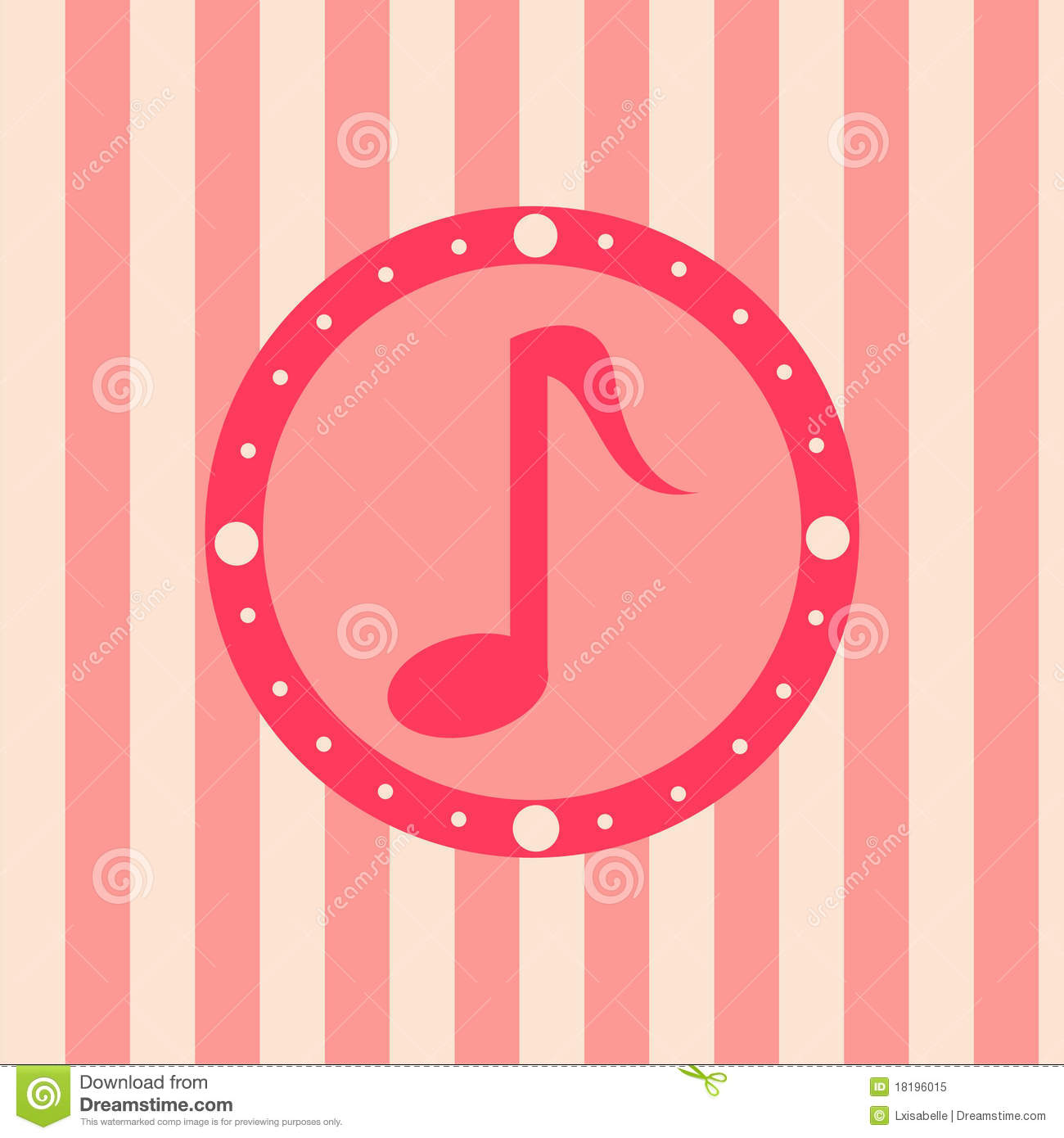 Cute Music Note Background Musical Background