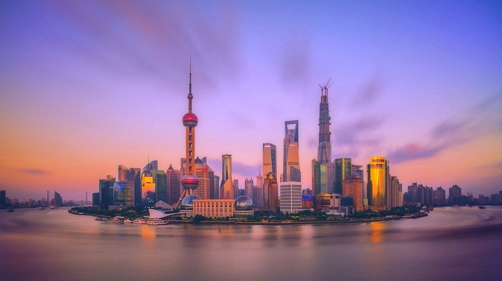 Oriental Pearl Tower China Huangpu Man Made Shanghai 4k Ultra Wallpaper
