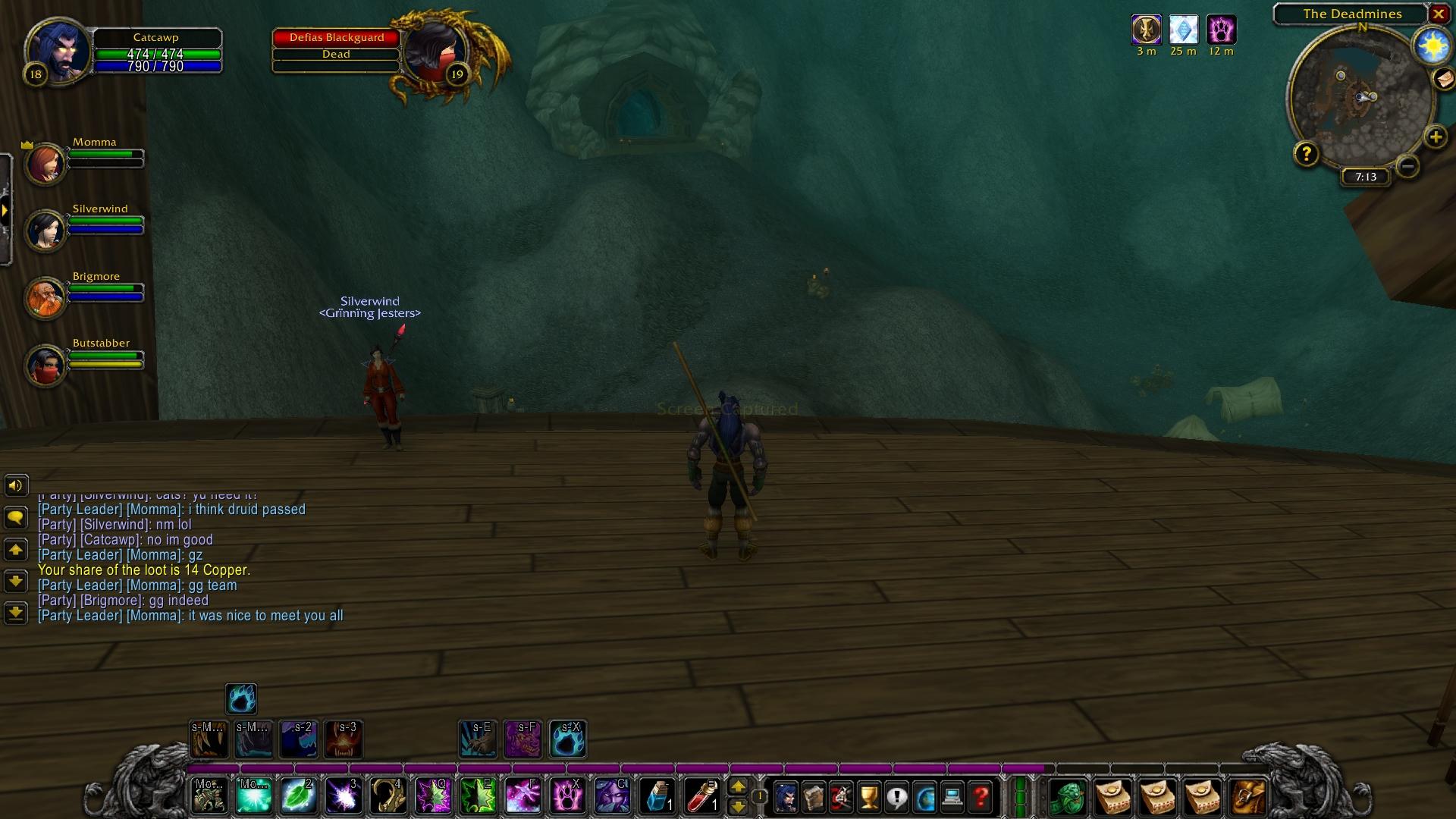 My Mom Silverwind And I Just Completed Deadmines For The