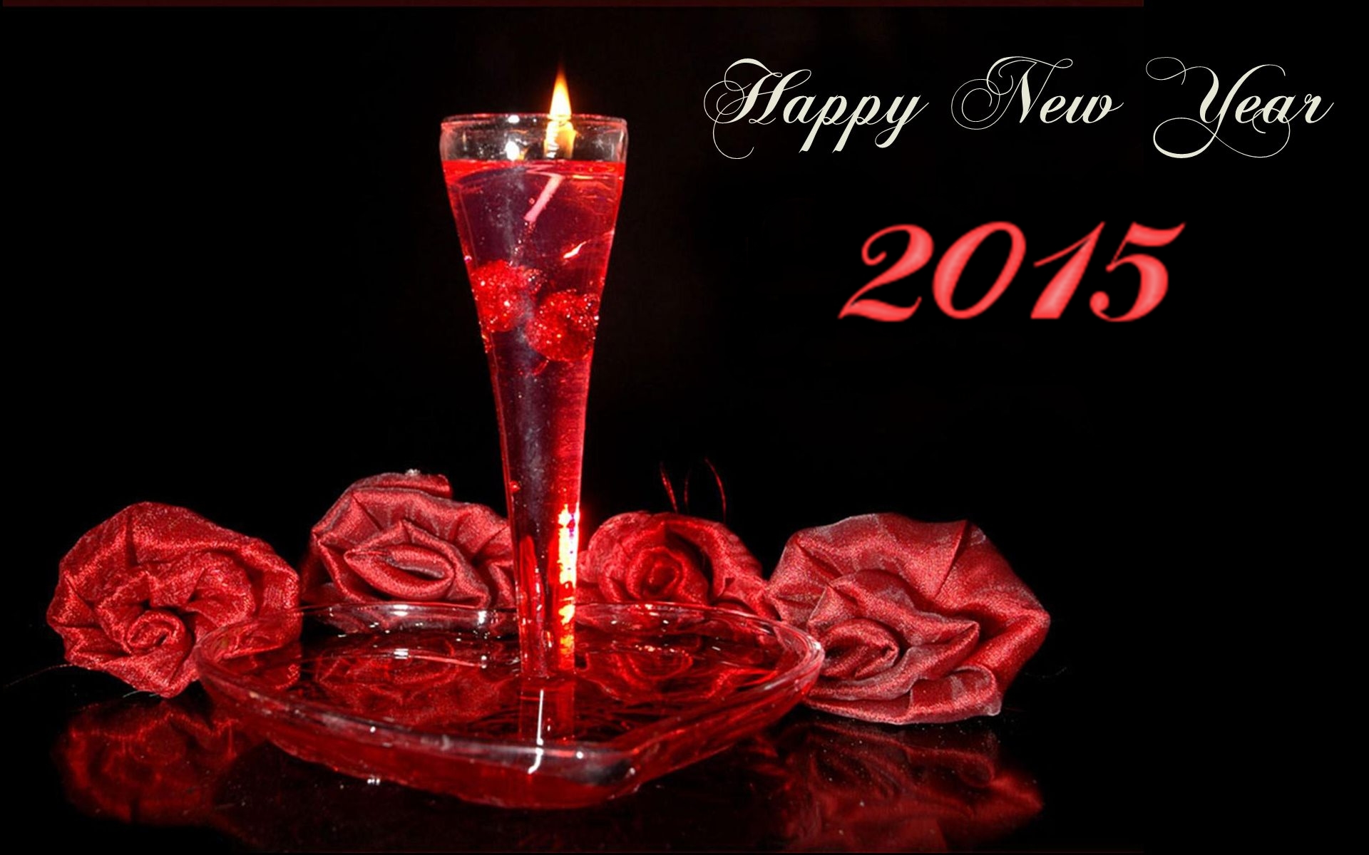 Happy New Year Red Wallpaper Sky HD