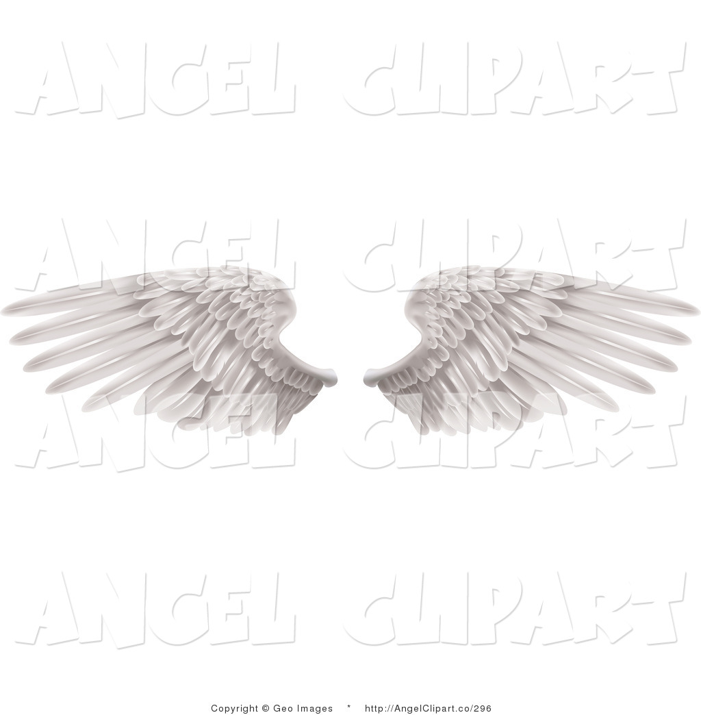 Wings Spread Open Isolated On A White Background Black Angel