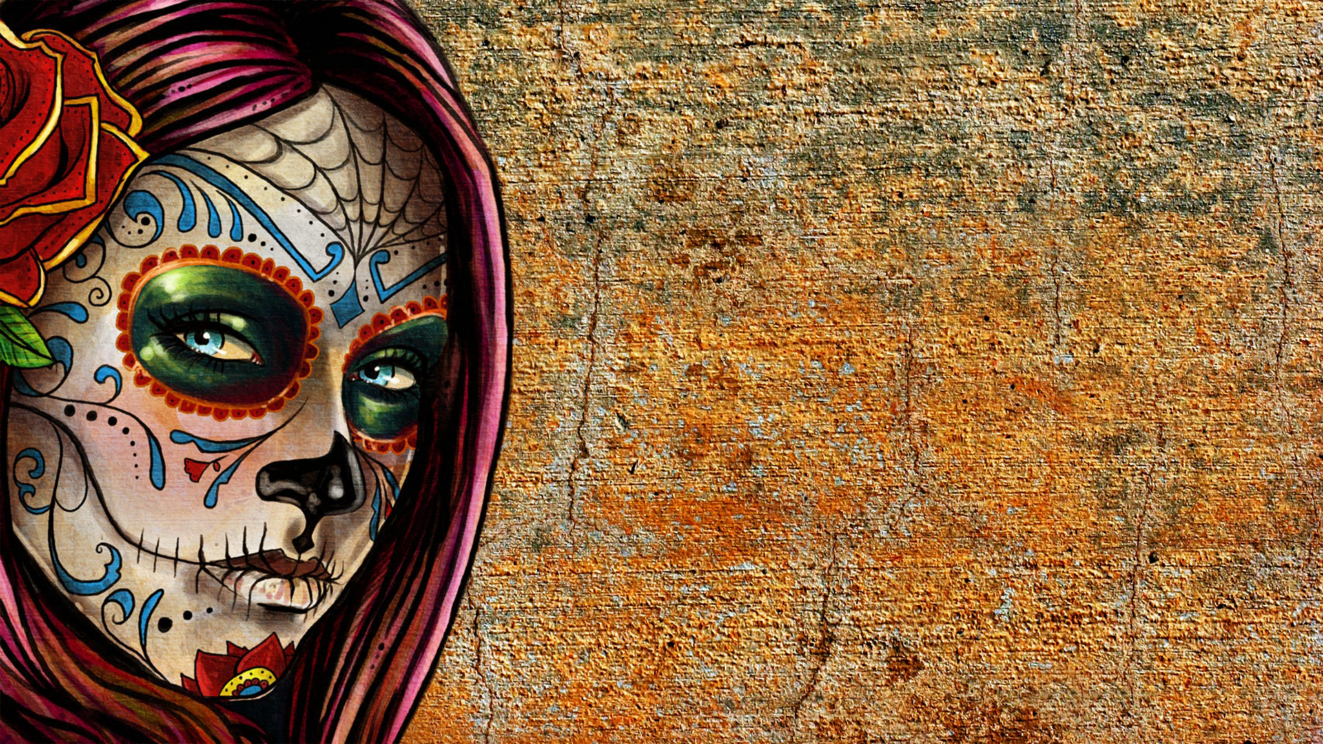 Sugar Skull Puter Wallpaper Desktop Background Id