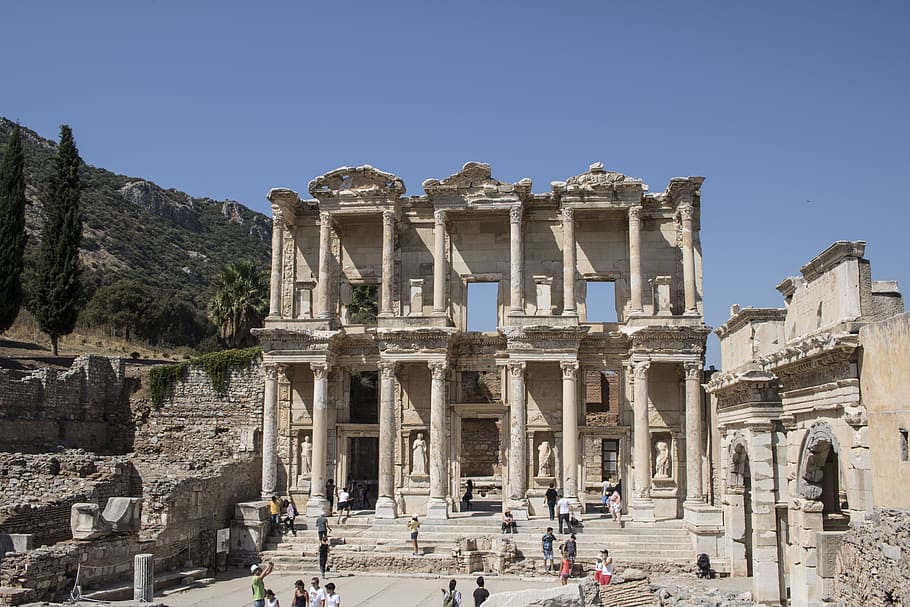 HD Wallpaper Ephesus Tourism Summer Turkey Travel City