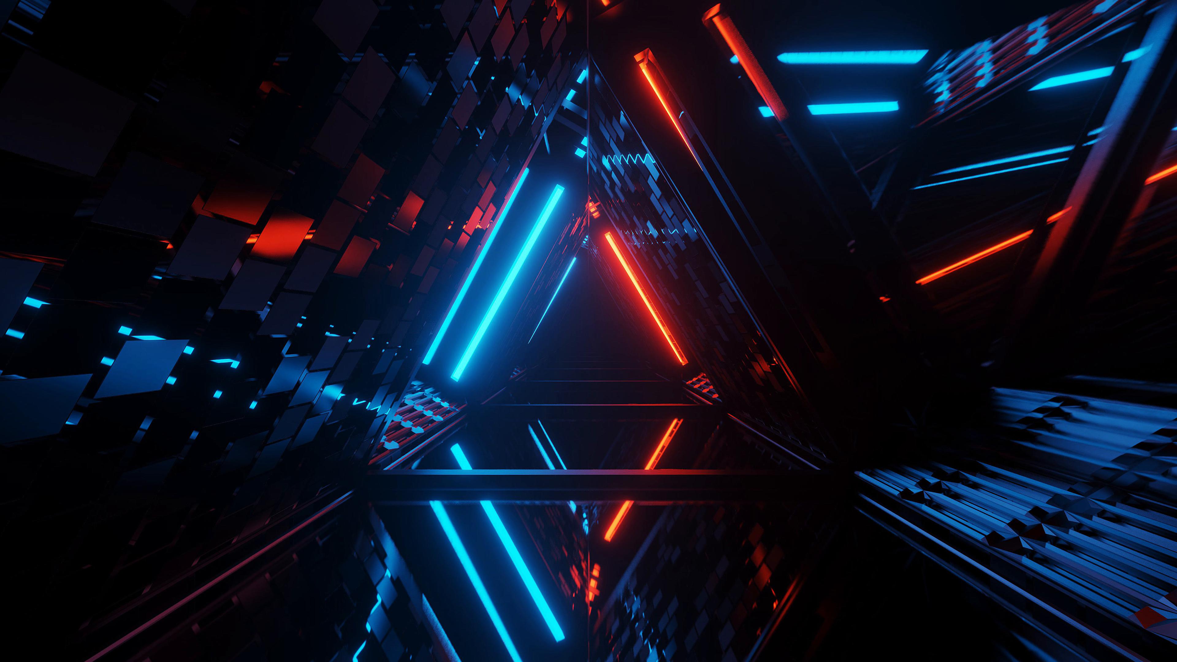 Cool Geometric Triangular Abstract Wallpaper