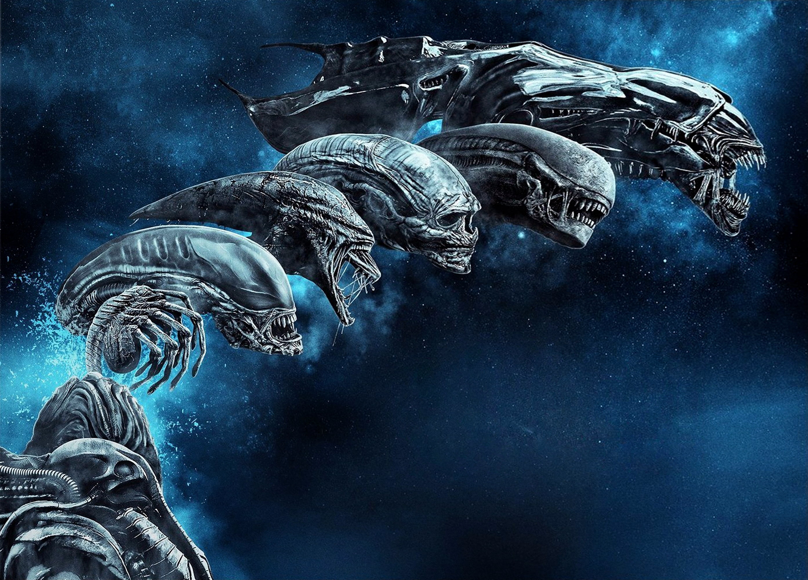 Alien Evolution wallpaper HD wallpaper