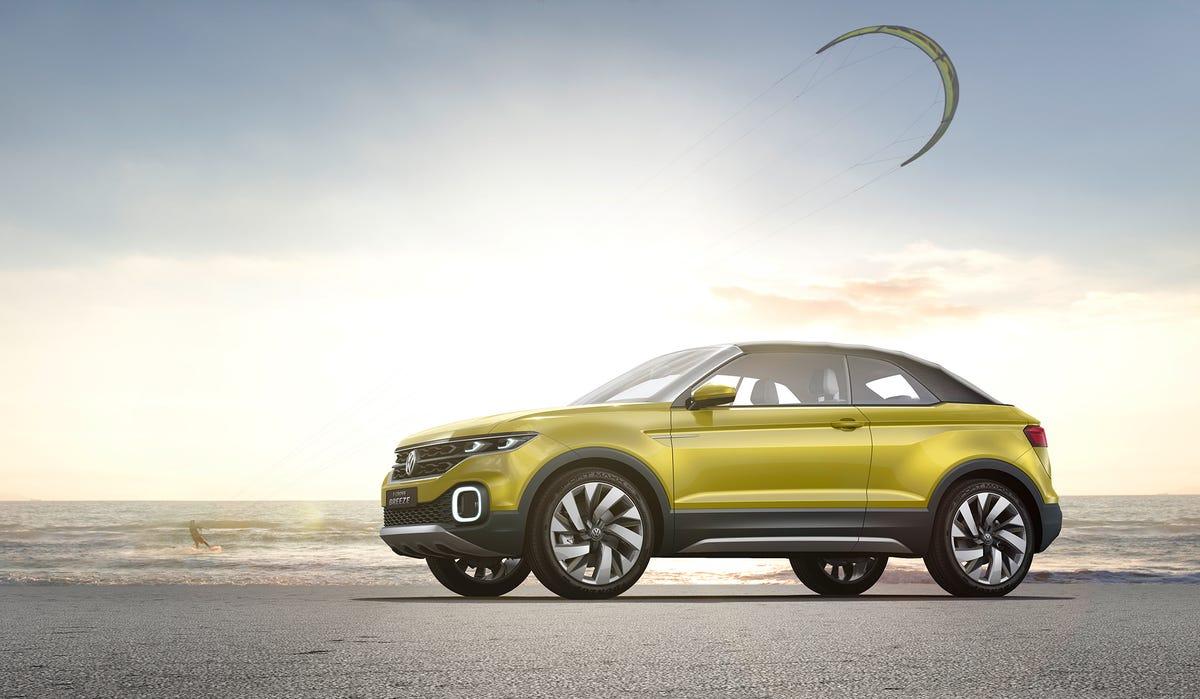The Vw T Cross Is A Beach Ready Cute Ute Pictures Cnet