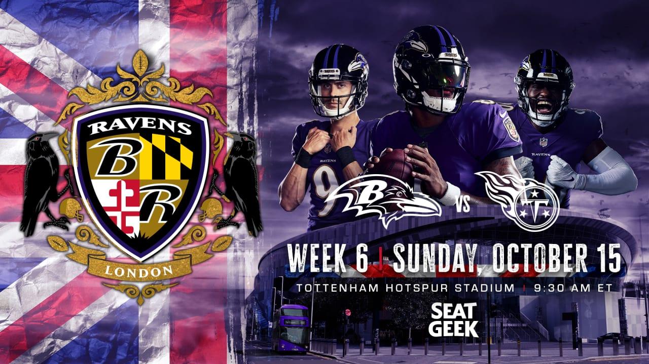 Ravens Will Travel To London Face Titans