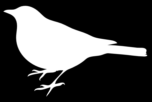White Bird Black Back Clip Art at Clkercom   vector clip art online
