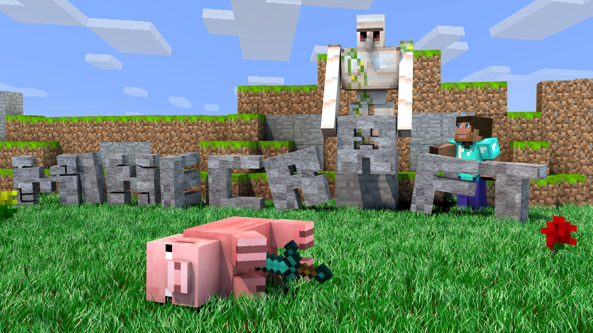 Minecraft Wallpaper Murdered Pig By Deztizzy On