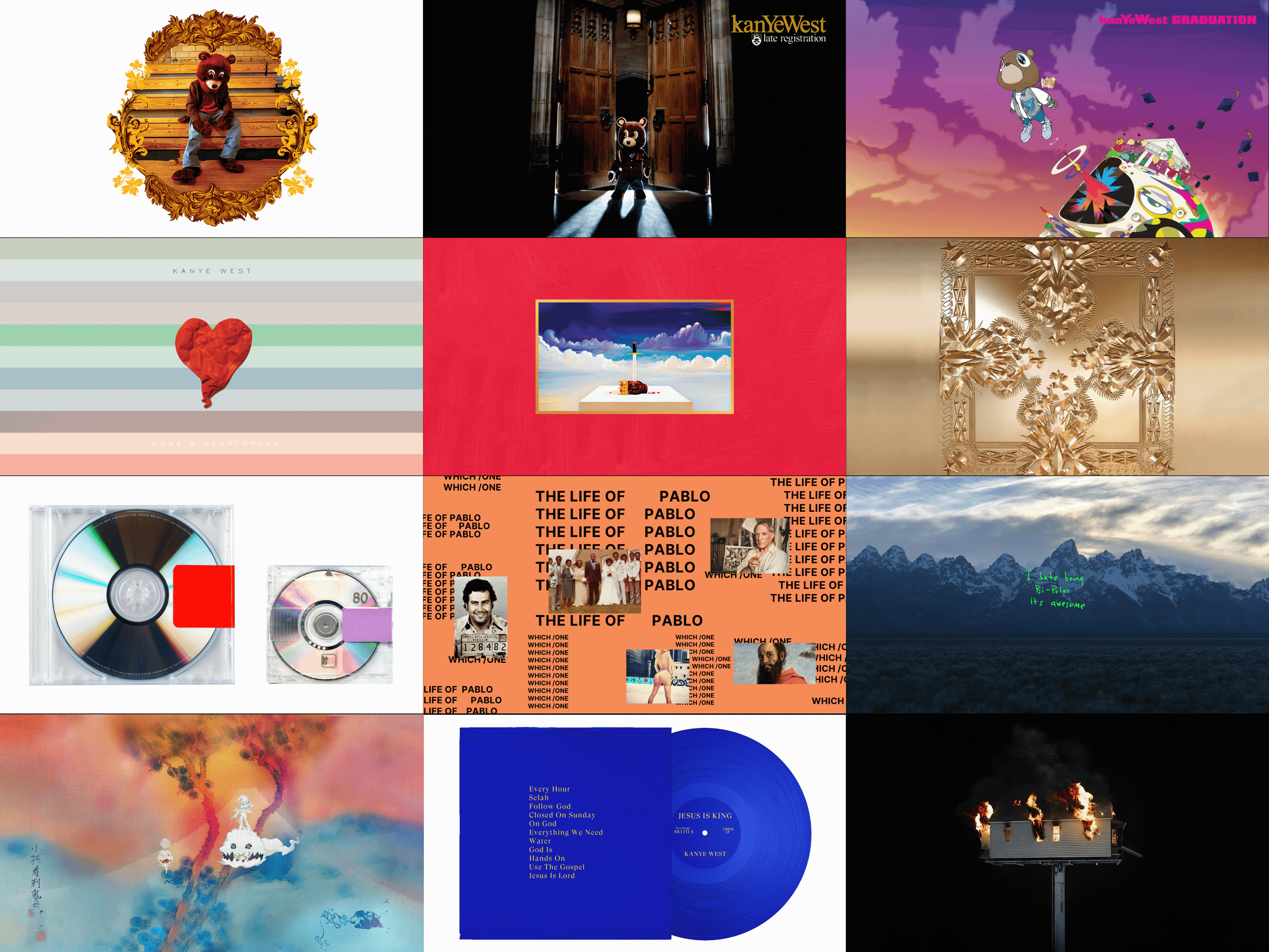 I did the job of turning the whole Kanye West studio discography