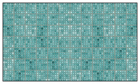 Faux Glass Tile Teal Gray Wallcoverings Contemporary Wallpaper