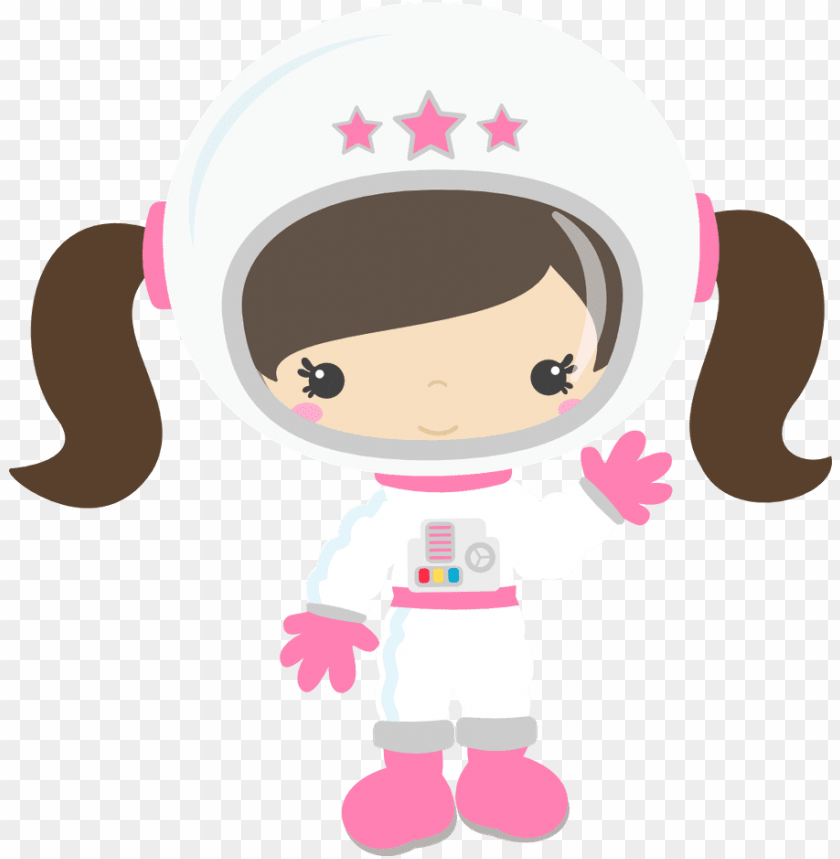 Clipart Girl Astronaut Ni A Astronauta Png Image With