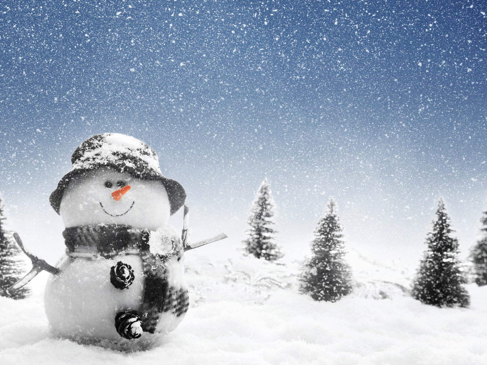Cute Snowman Winter HD Wallpaper In For