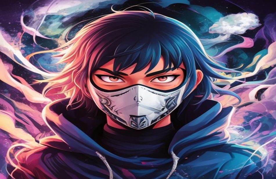 Anime With Mask Wallpaper