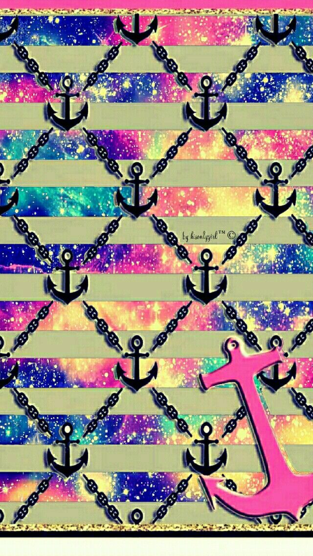 Cute Anchor Galaxy iPhone Android Wallpaper I Created For The