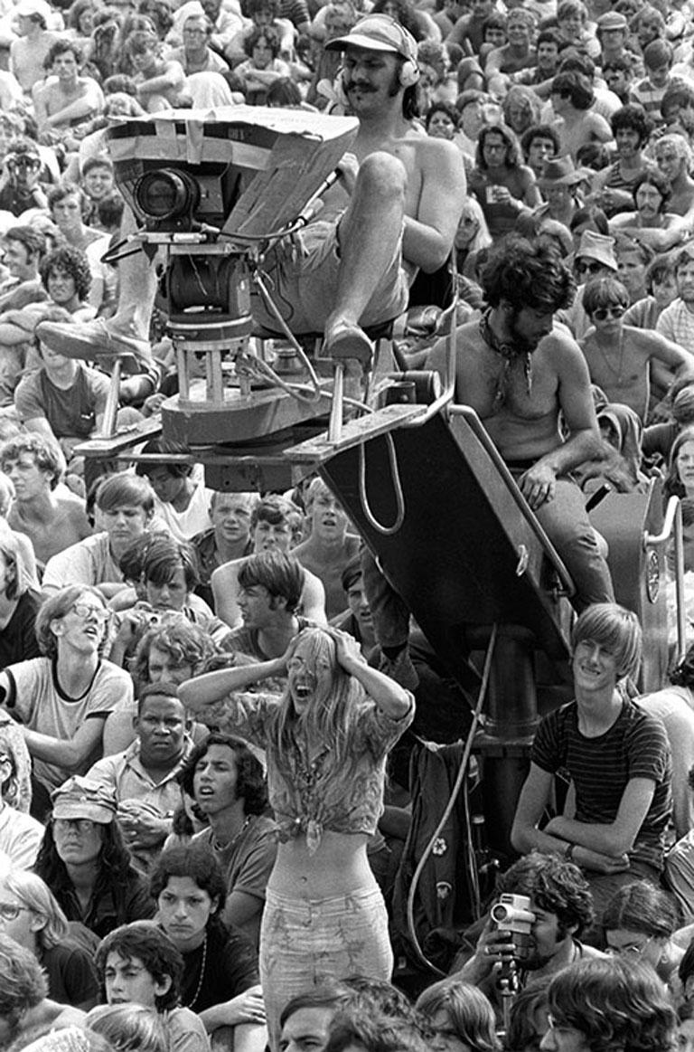 Baron Wolman Woodstock Cameraman In Crowd For Sale At