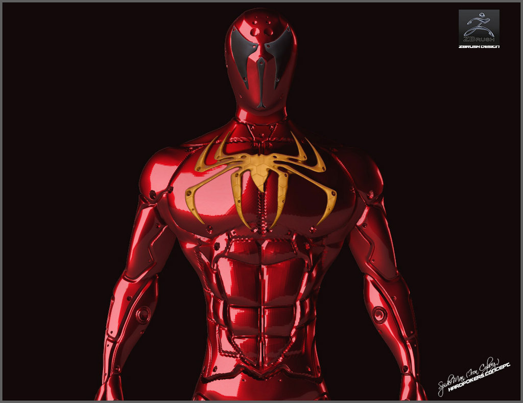 Spiderman Iron Cyborg by HardPokers on