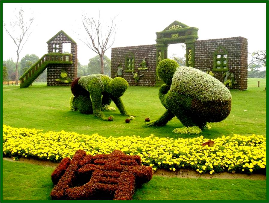 Best Wallpaper Topiary Gardens Chinese Plant Sculpture