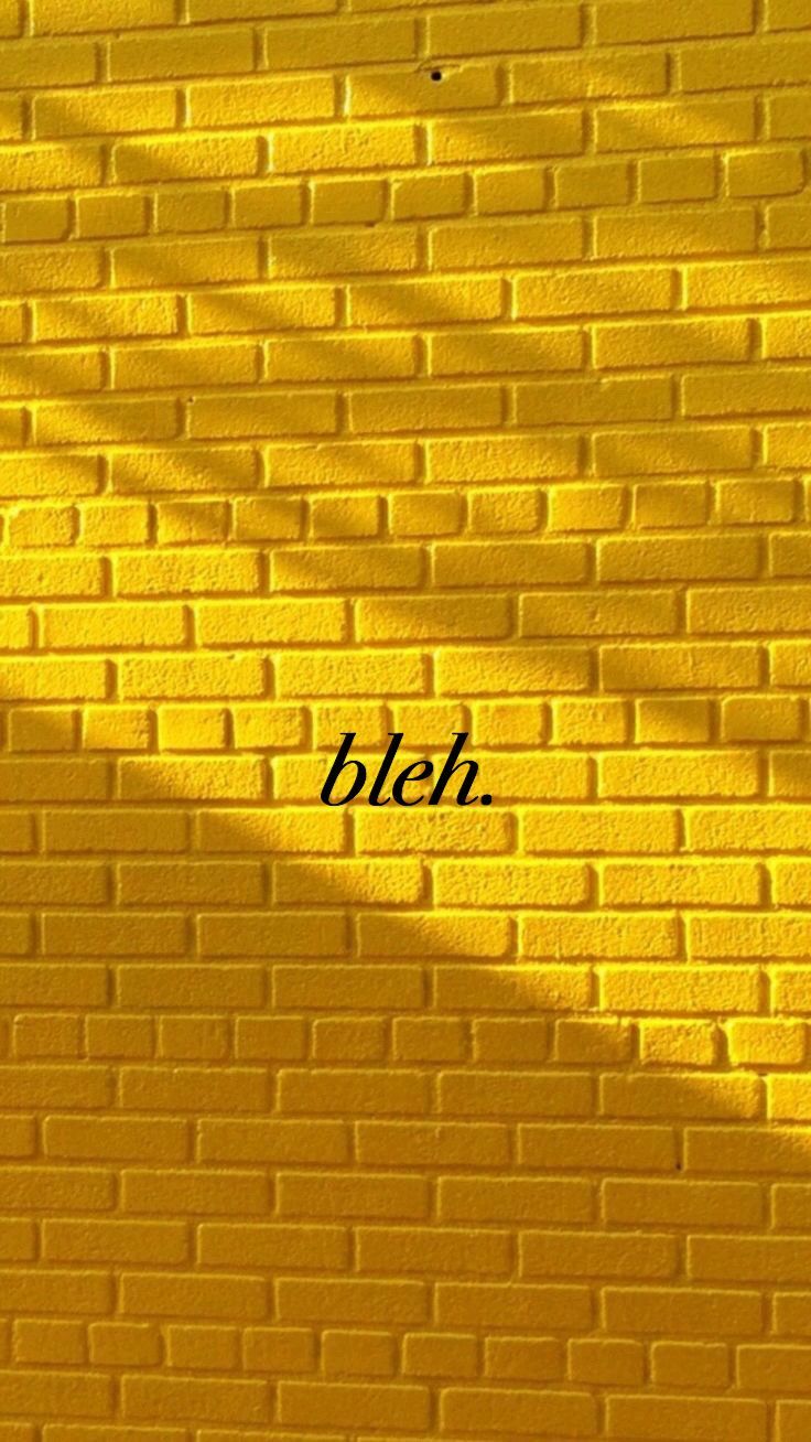 Chill Yellow Aesthetic Wallpaper On